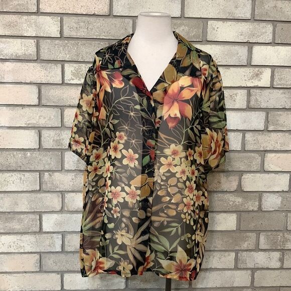 3for$20 see through blouse Xl - Picture 1 of 3